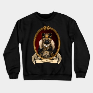 Renaissance Dog - Emperor Wang Wei (A Pekingese) Crewneck Sweatshirt